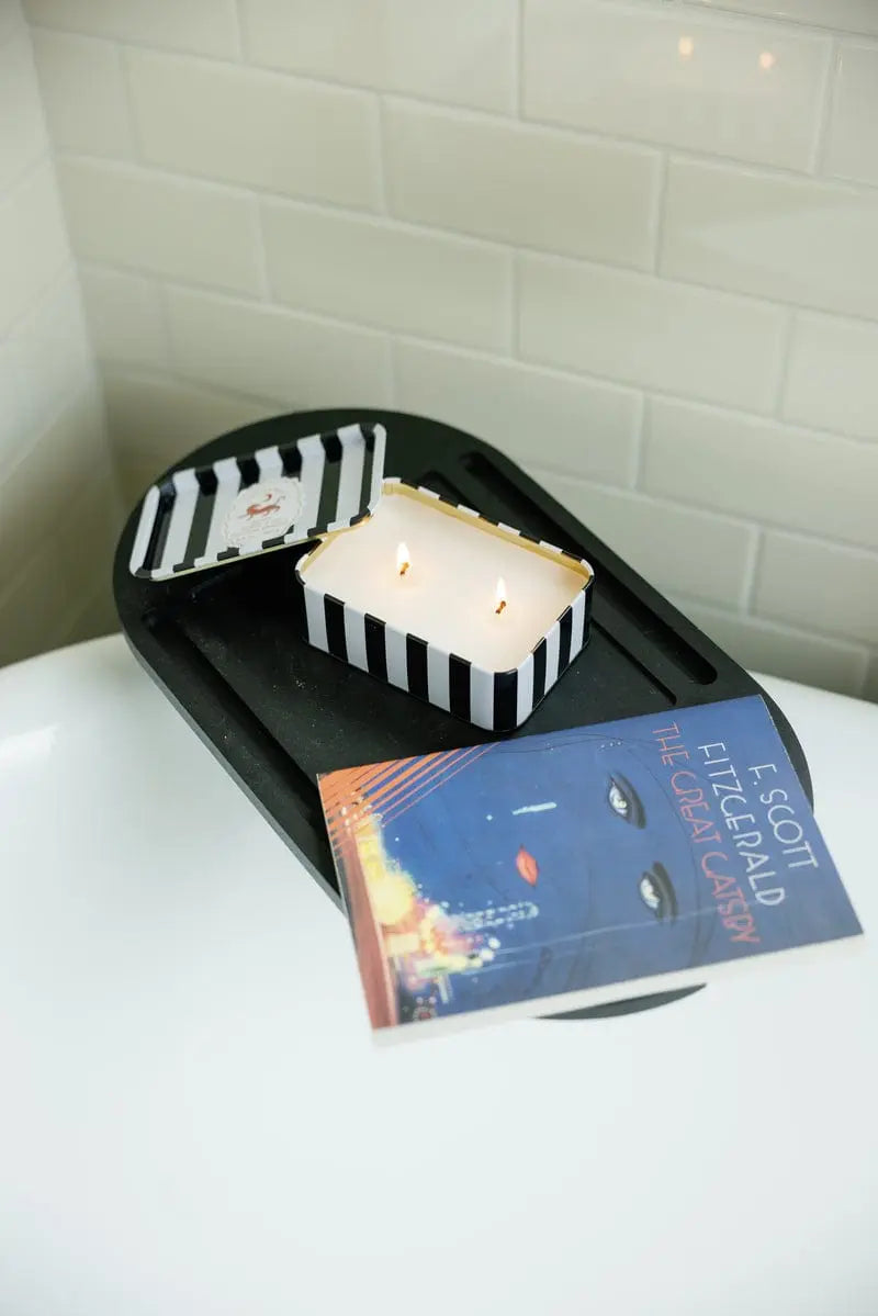 Dopo 6.5oz Printed Tin Candle - Black Cedar & Fig