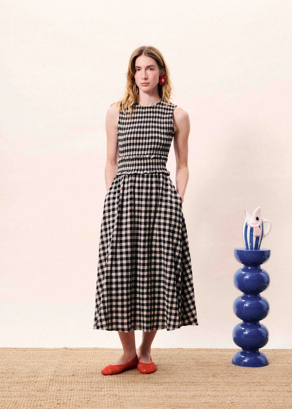 Saquarema Gingham Dress