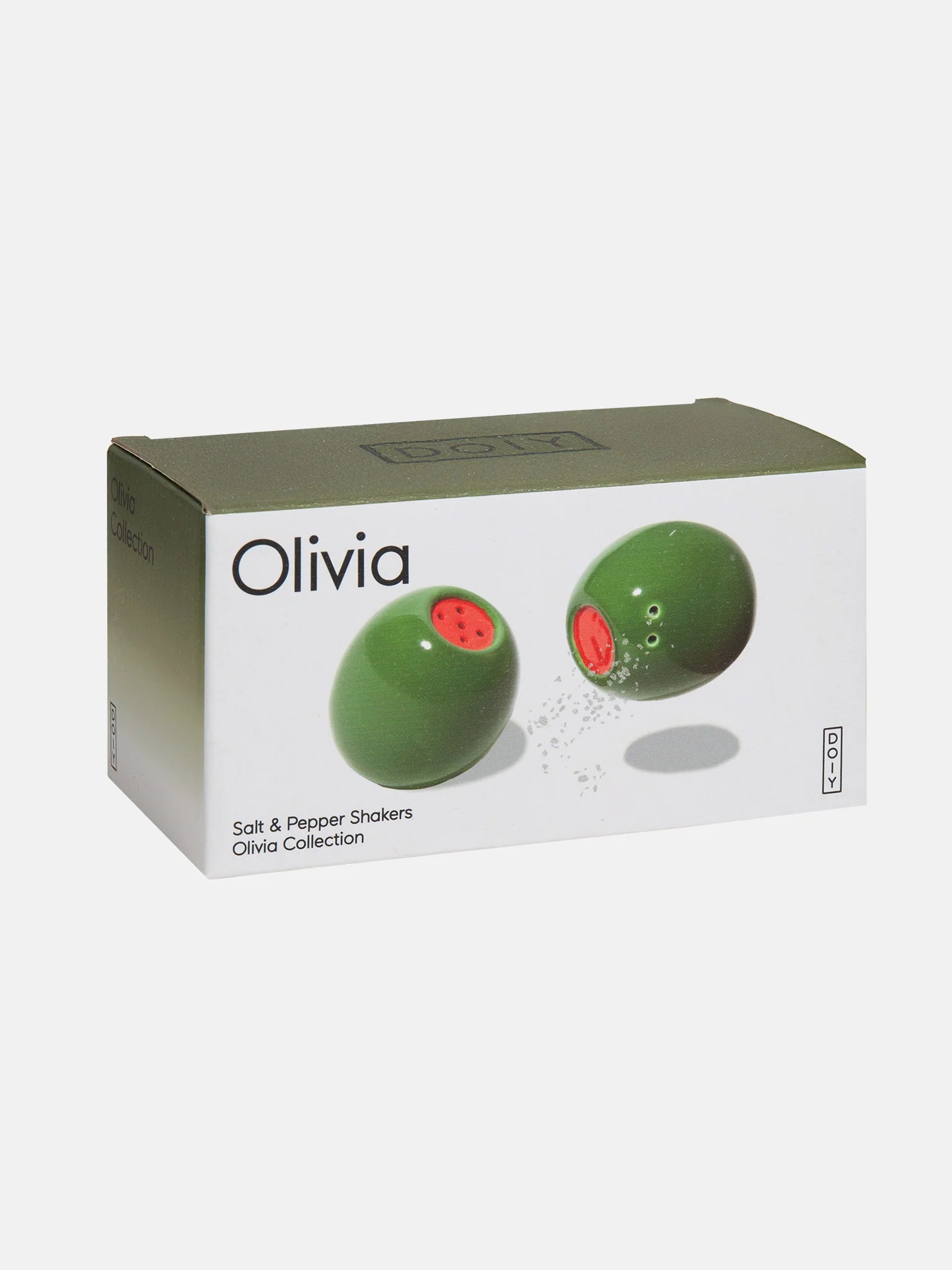 Olive Salt & Pepper Shakers