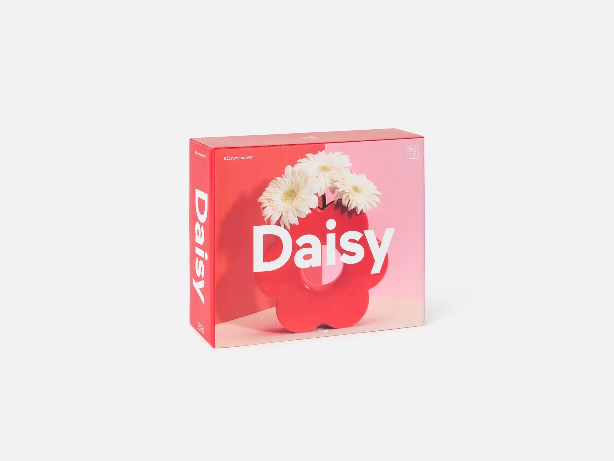 Daisy Vase - Red
