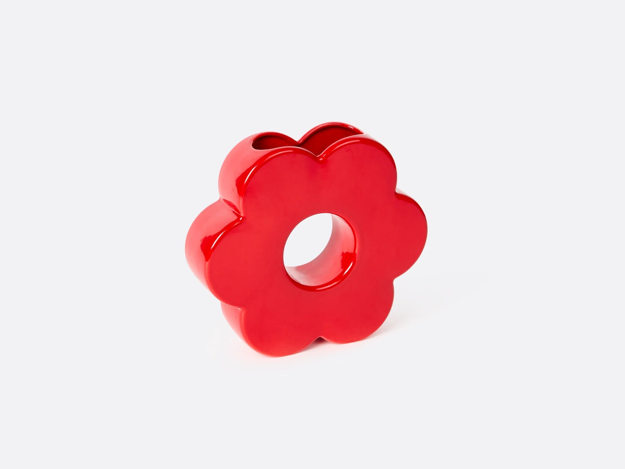 Daisy Vase - Red