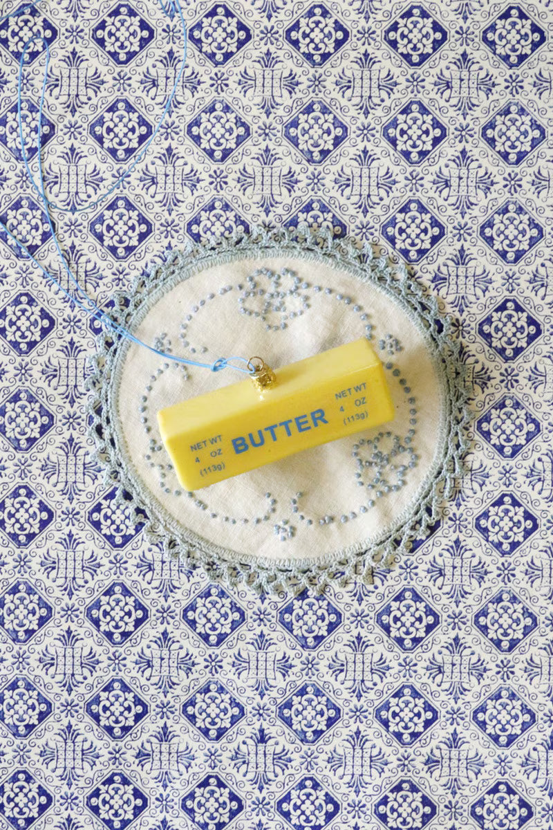 Mini Stick Of Butter Ornament