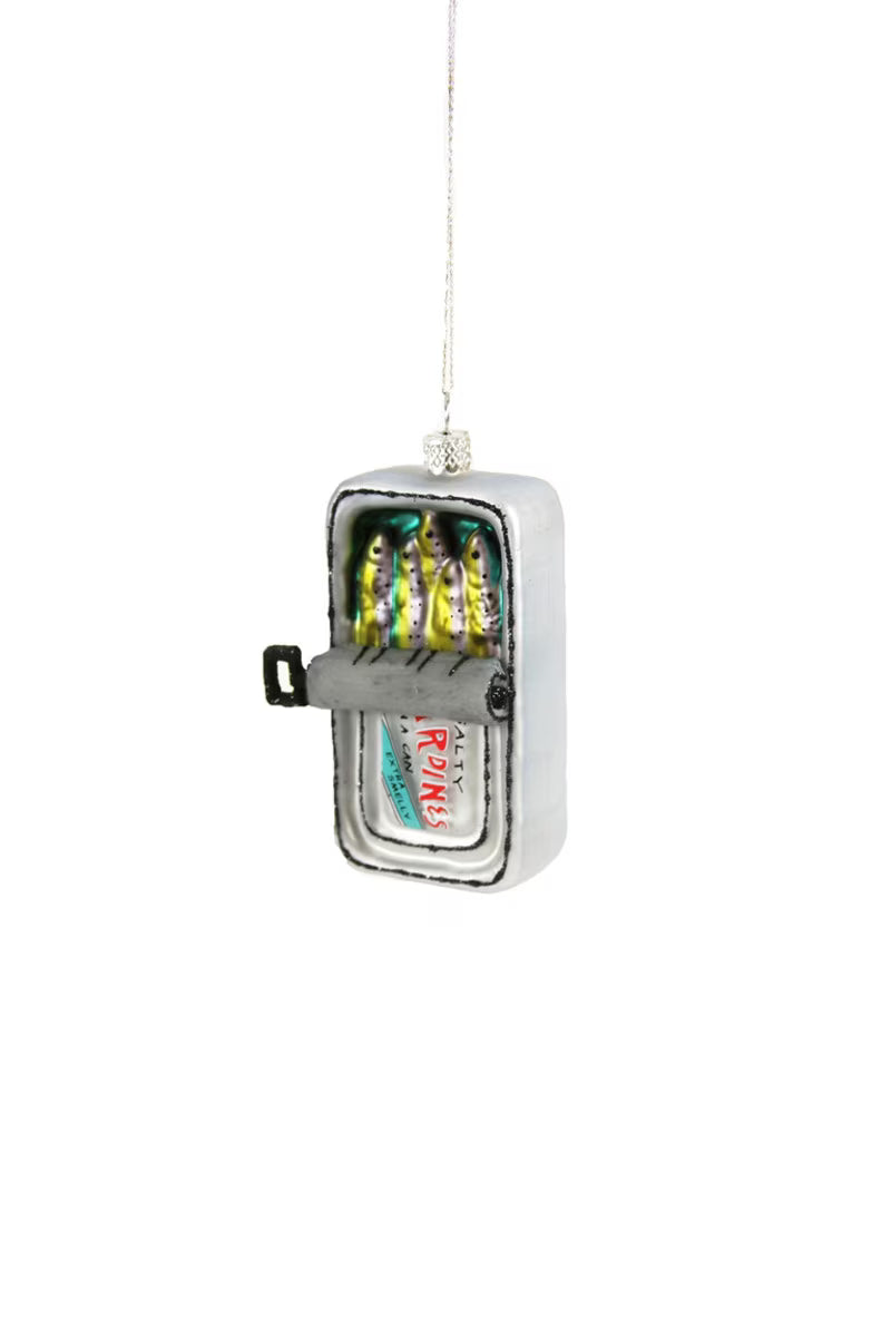 Sardines Ornament - Silver