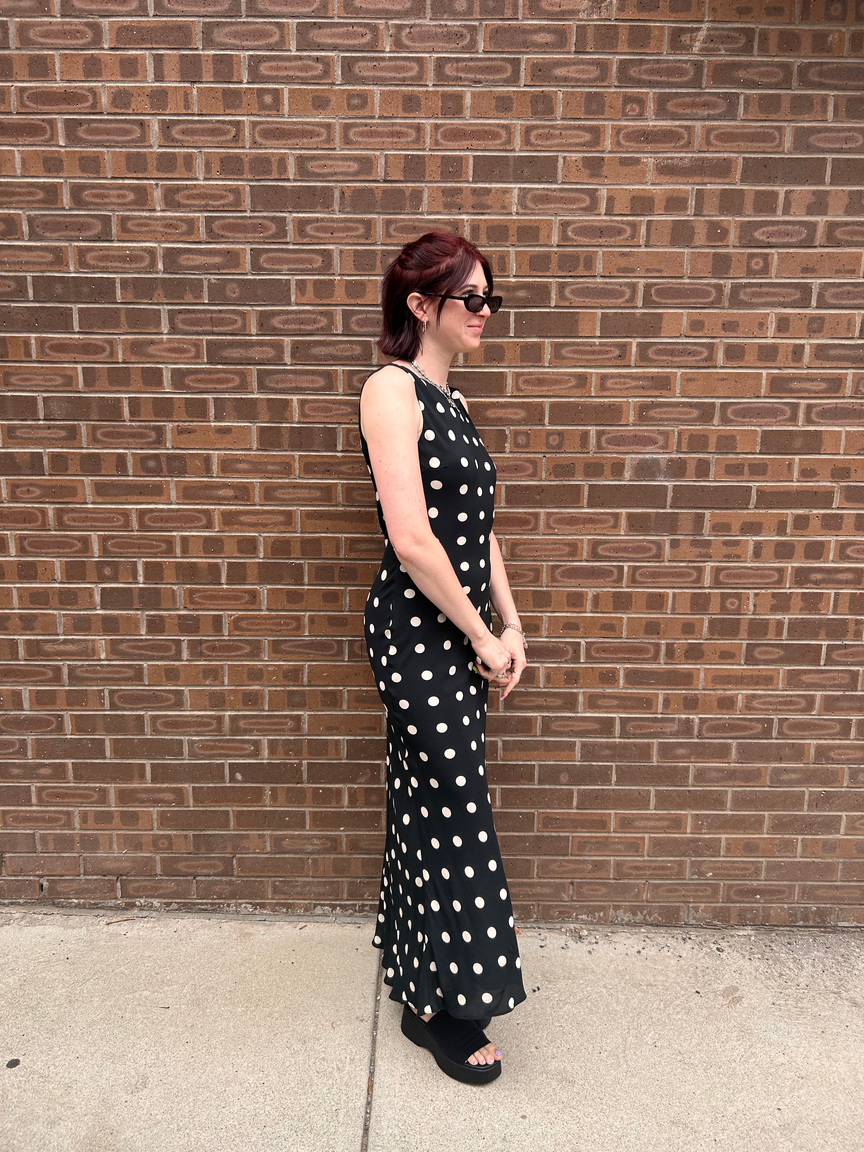 Lily Polka Dot Maxi Dress