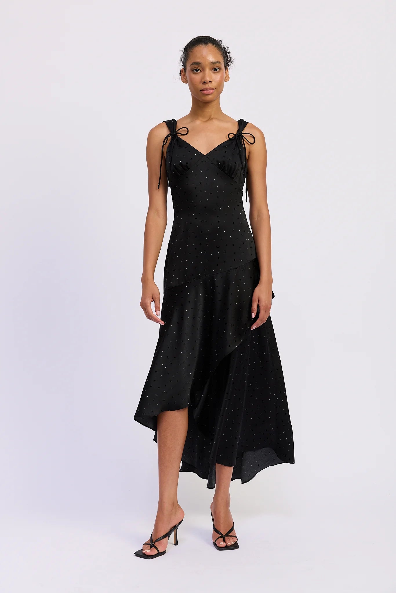 Teagan Dot Midi Dress