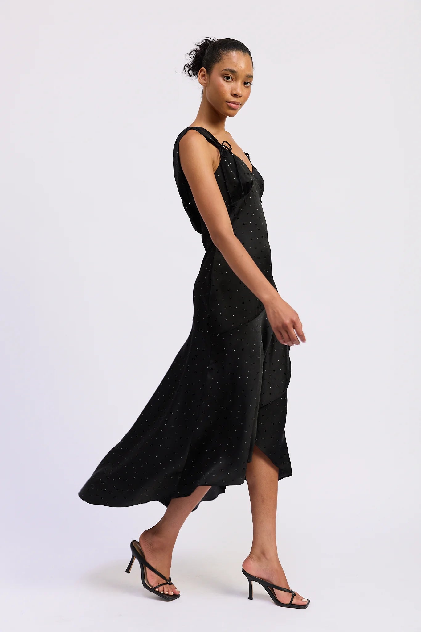 Teagan Dot Midi Dress