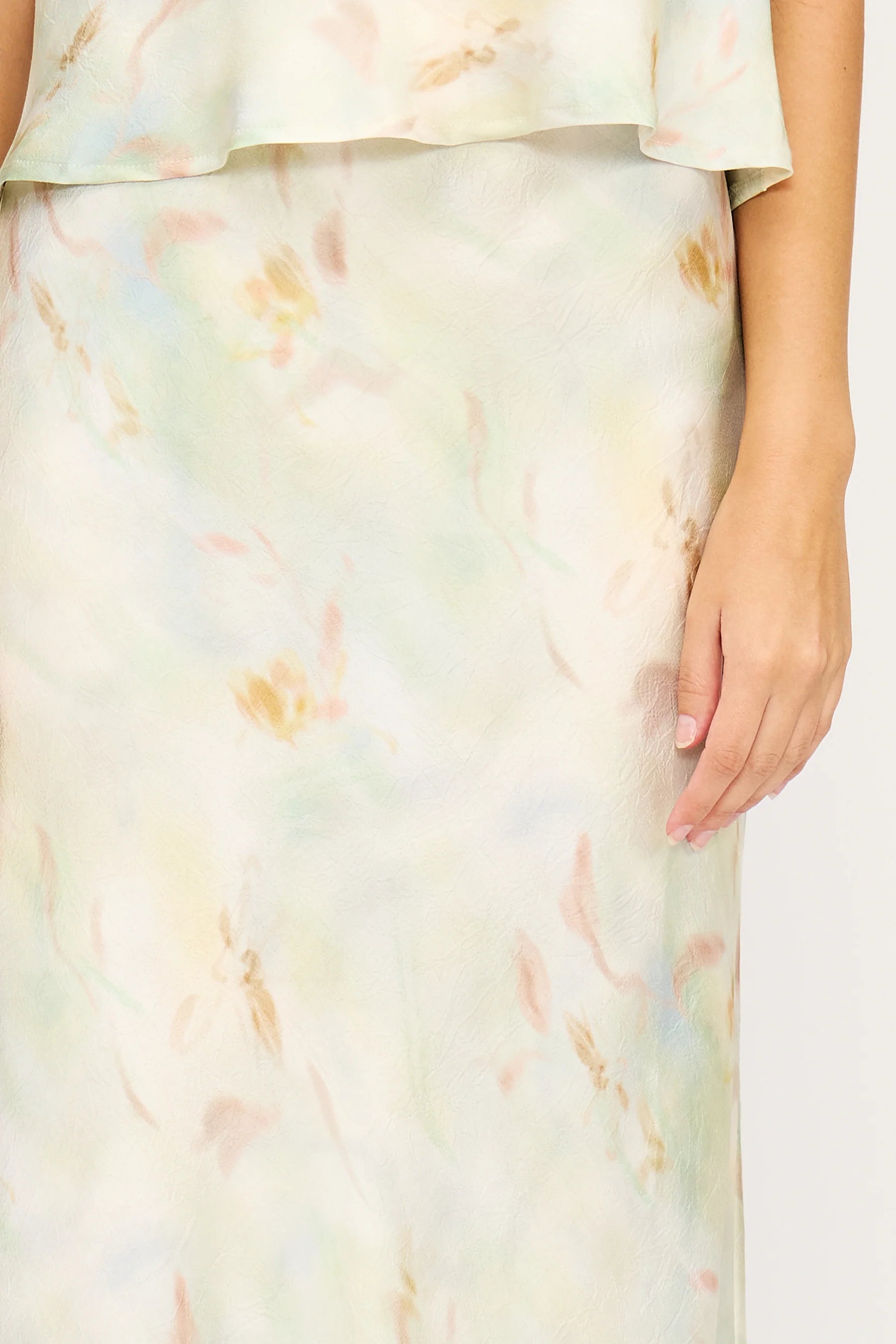 Barbara Satin Skirt