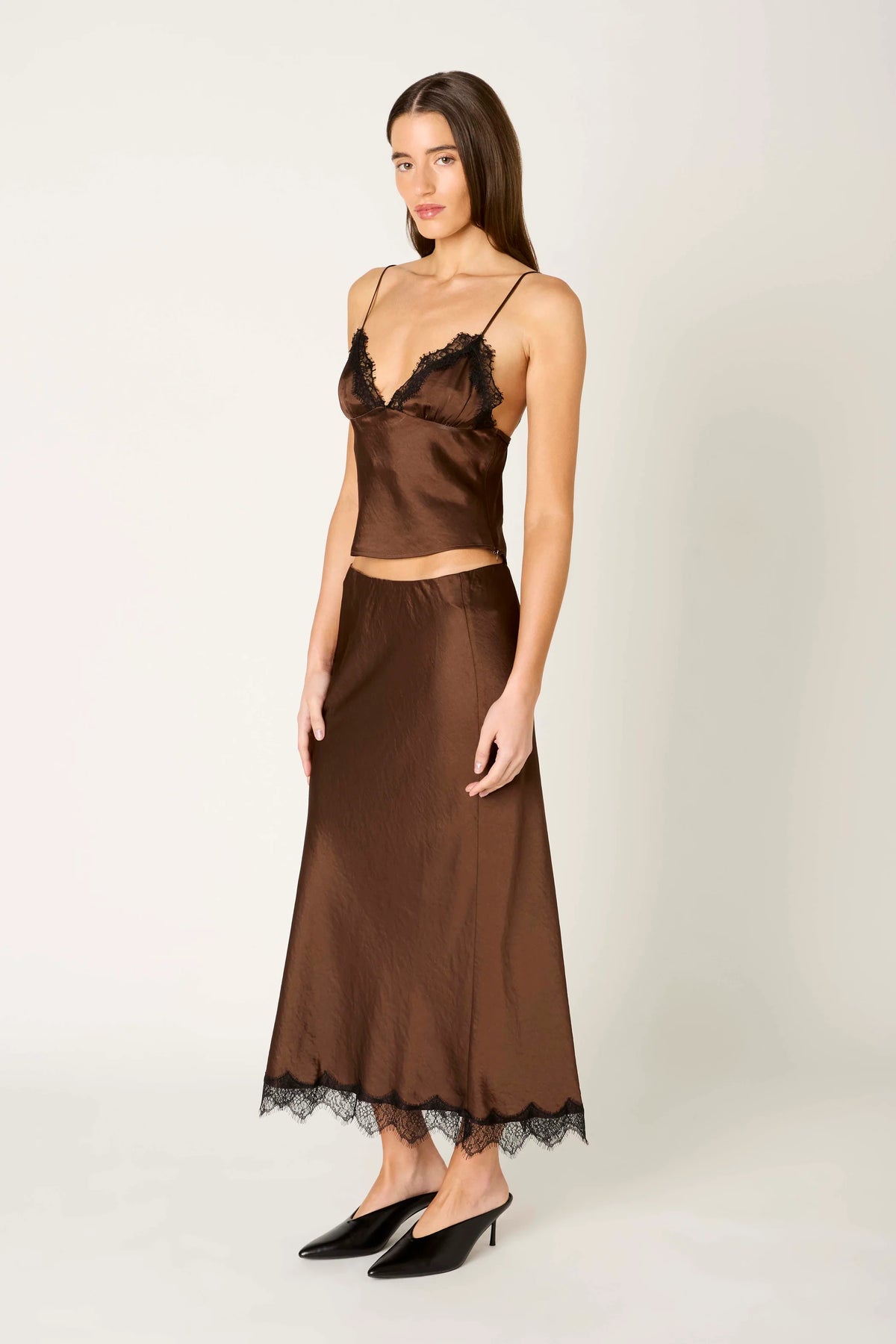 Brontë Skirt - Chocolate