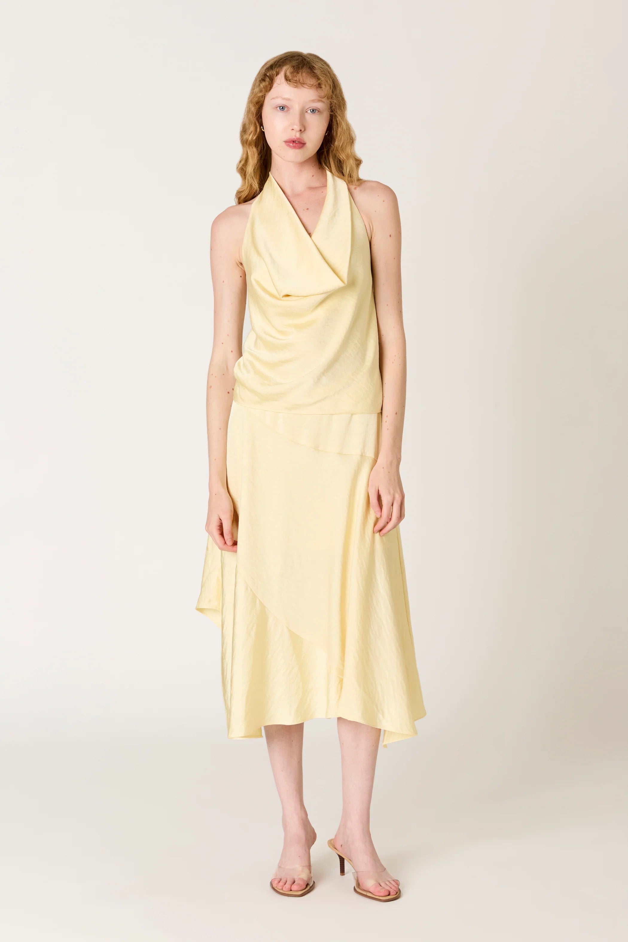 Solana Satin Halter Top