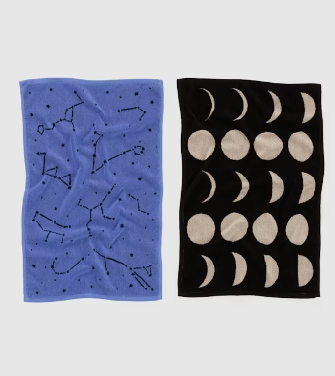 Hand Towel Set - Night Sky