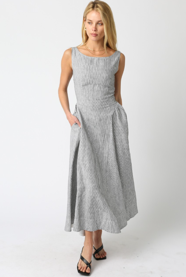 Alina Stripe Dress