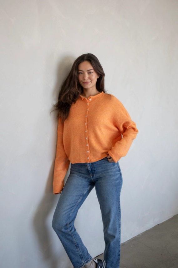 Piper Cardigan - Orange