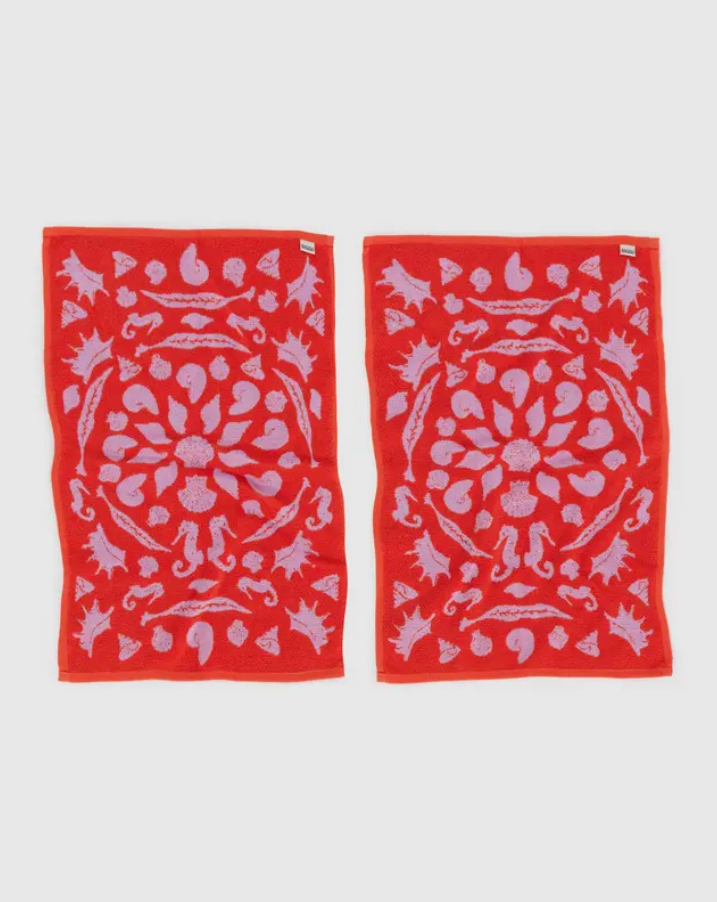 Hand Towel Set - Sea Shells