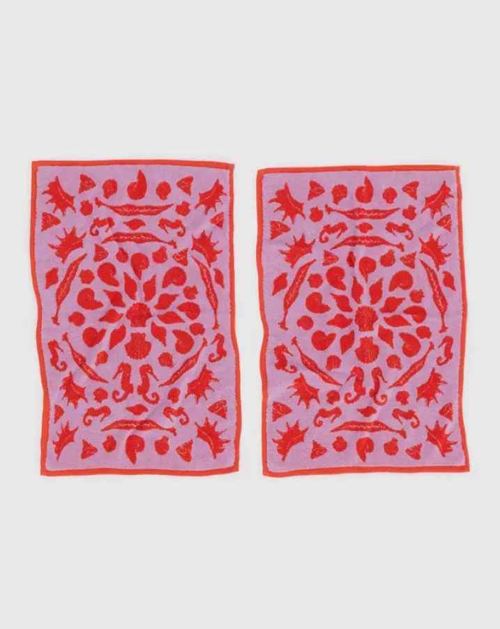 Hand Towel Set - Sea Shells