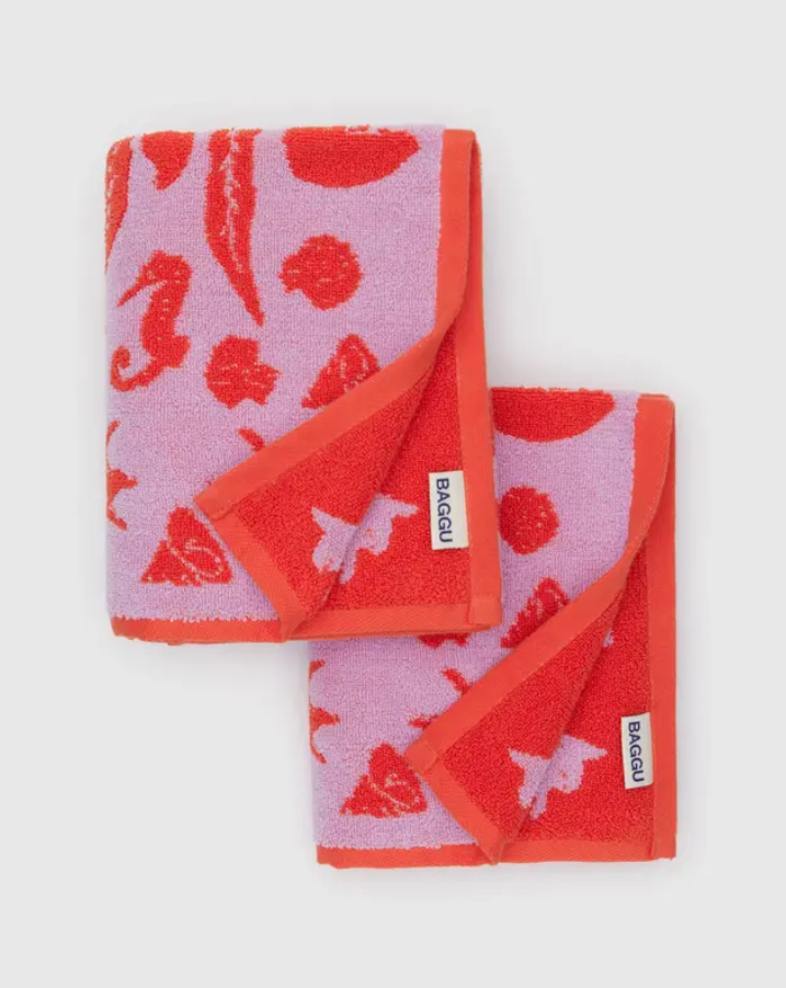 Hand Towel Set - Sea Shells