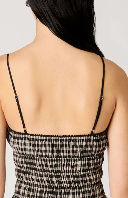 Gingham Maxi Dress