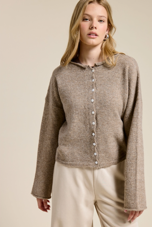 Essential Cardigan - Mocha