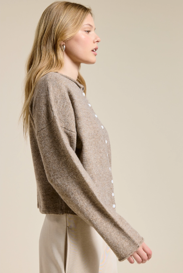 Essential Cardigan - Mocha