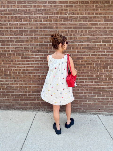 Embroidered Summer Babydoll Dress