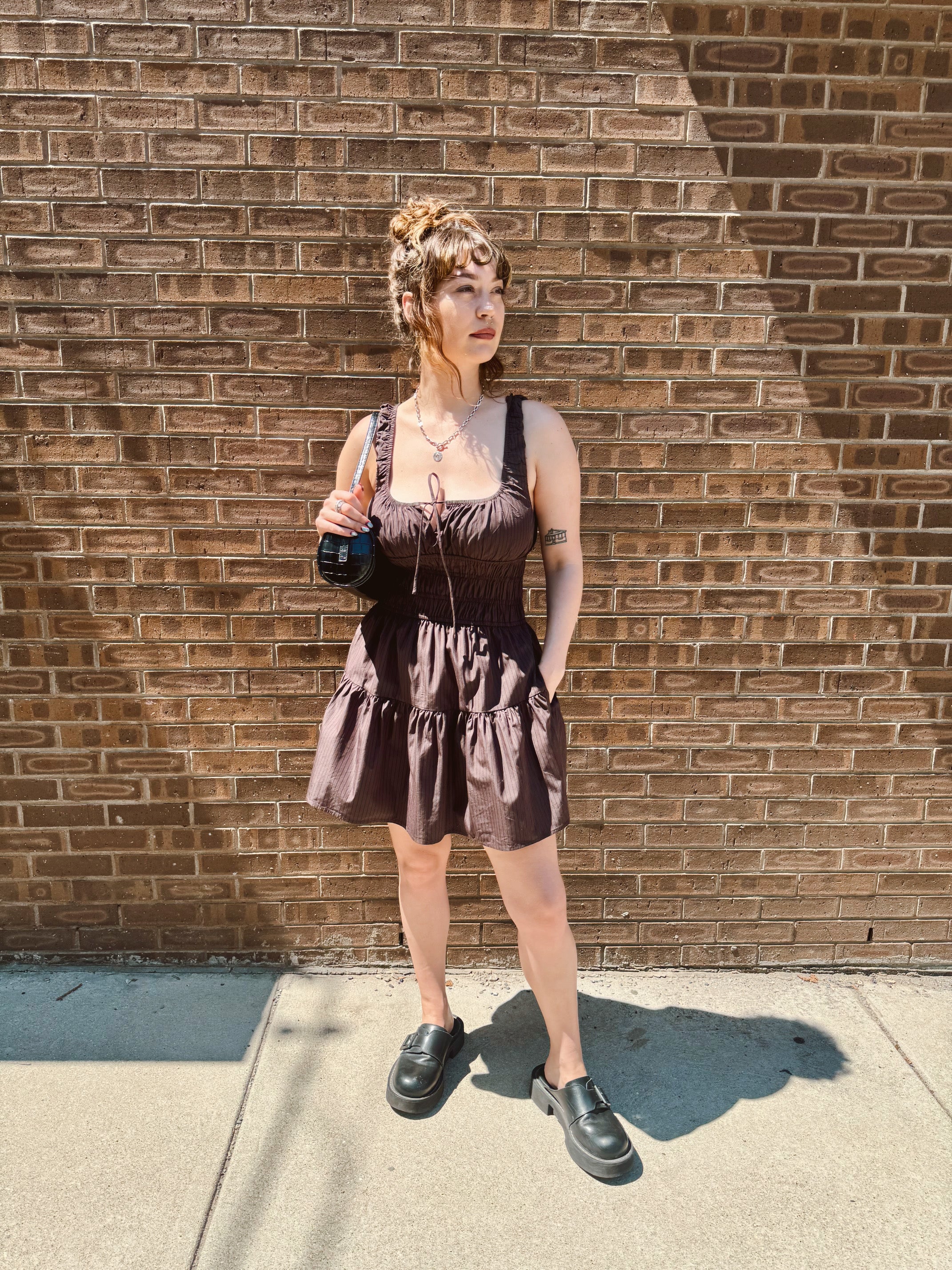 Salt Mini Dress - Brown