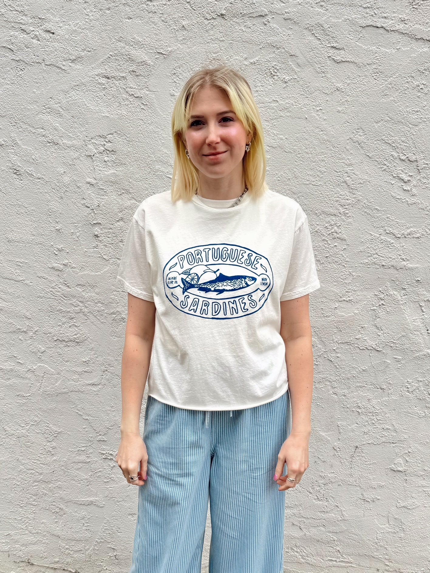 Portuguese Sardines Graphic Tee - Downerss