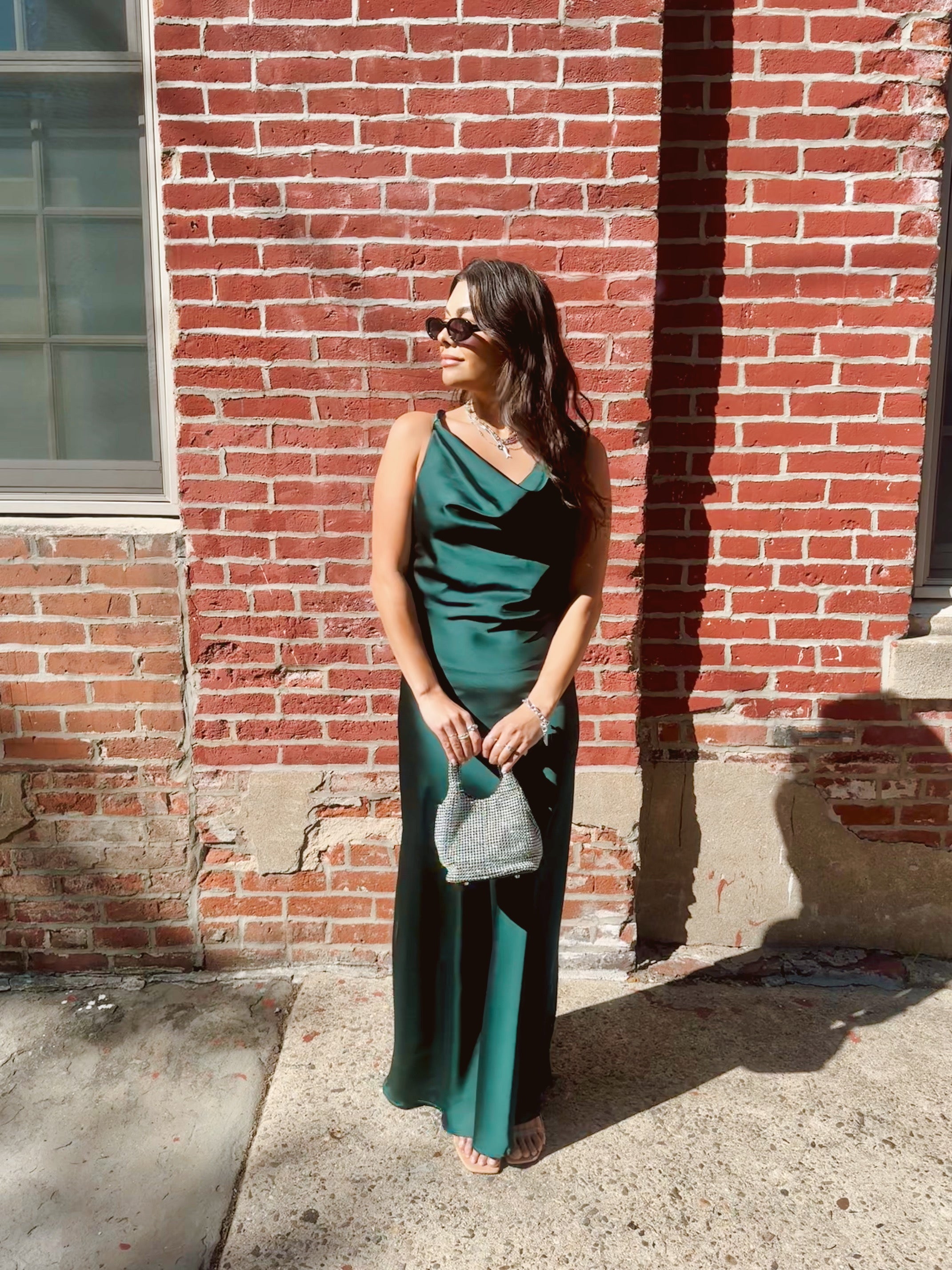 Twist And Shout Cord Strap Maxi Dress