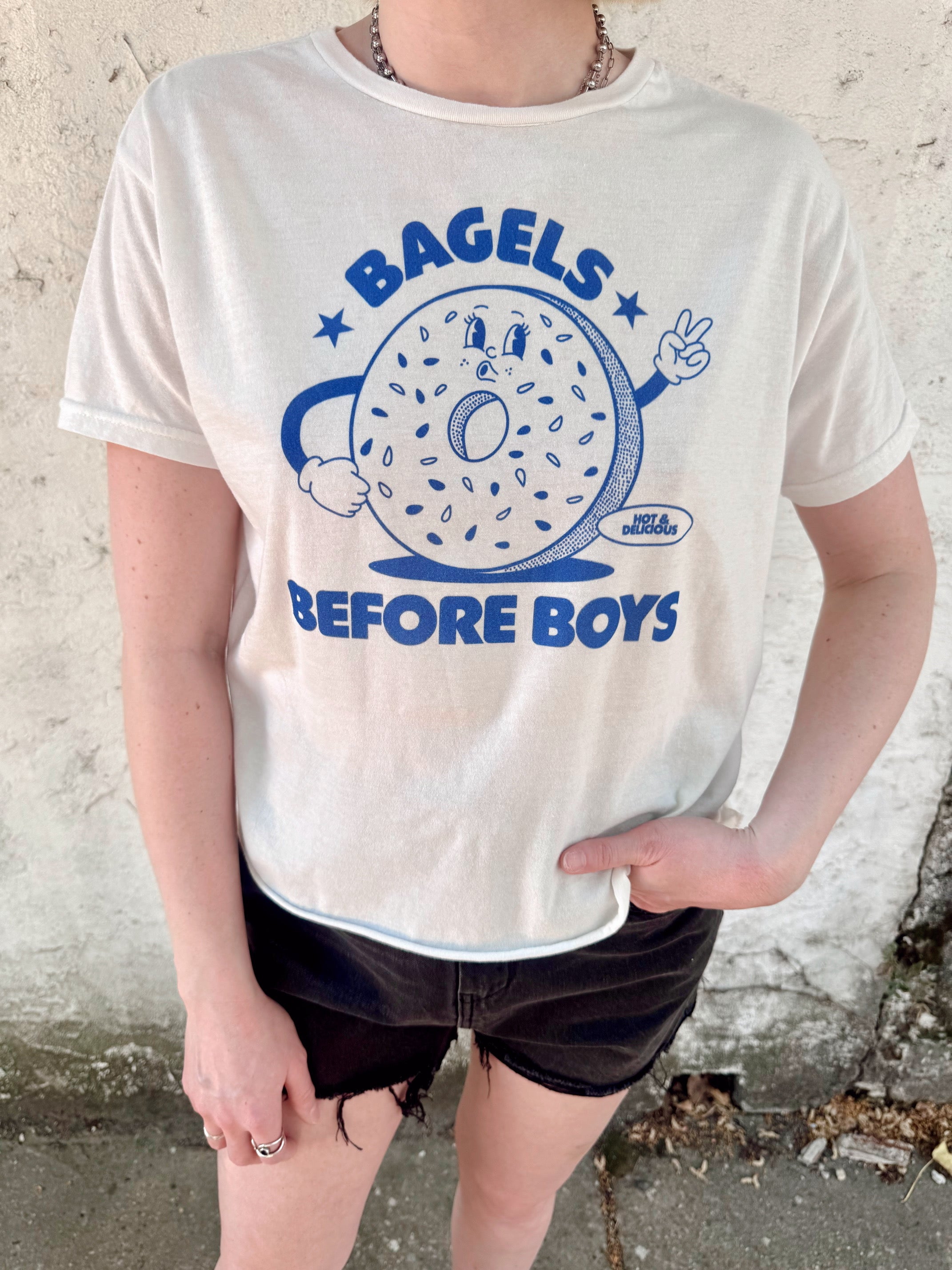 Bagels Before Boys Graphic Tee
