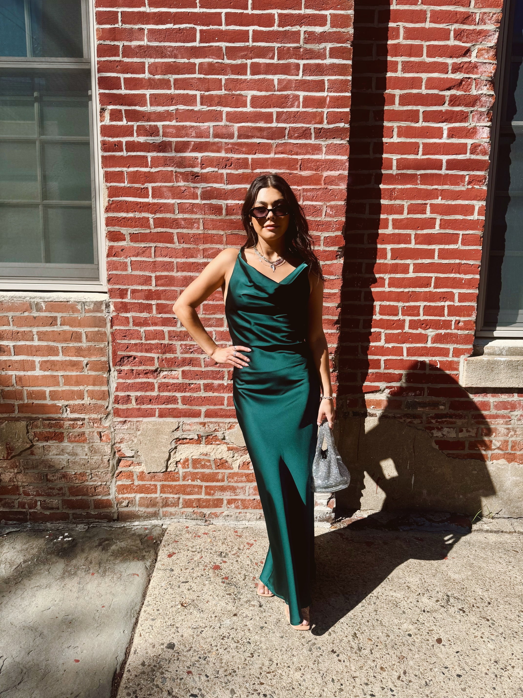 Twist And Shout Cord Strap Maxi Dress
