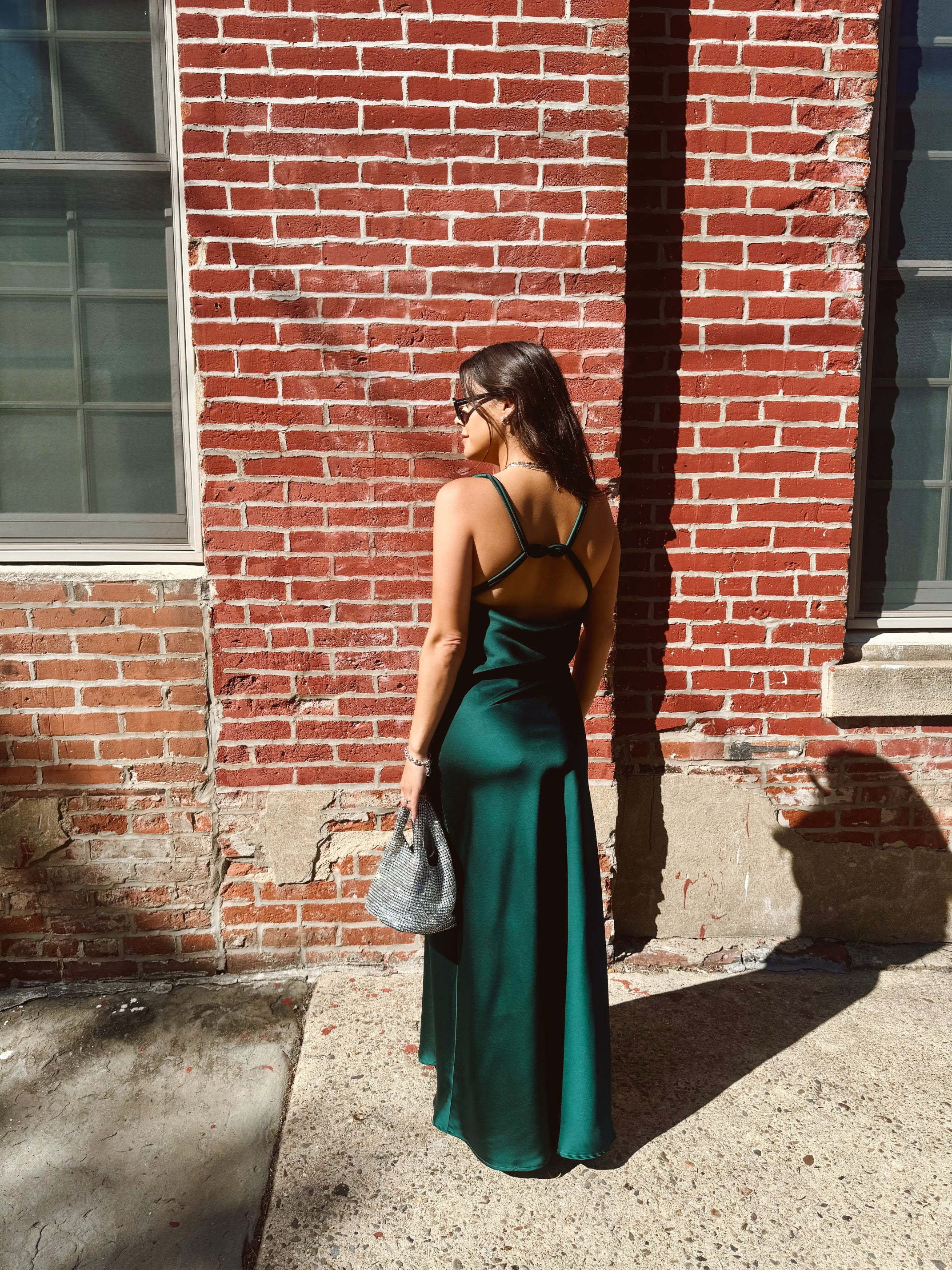 Twist And Shout Cord Strap Maxi Dress