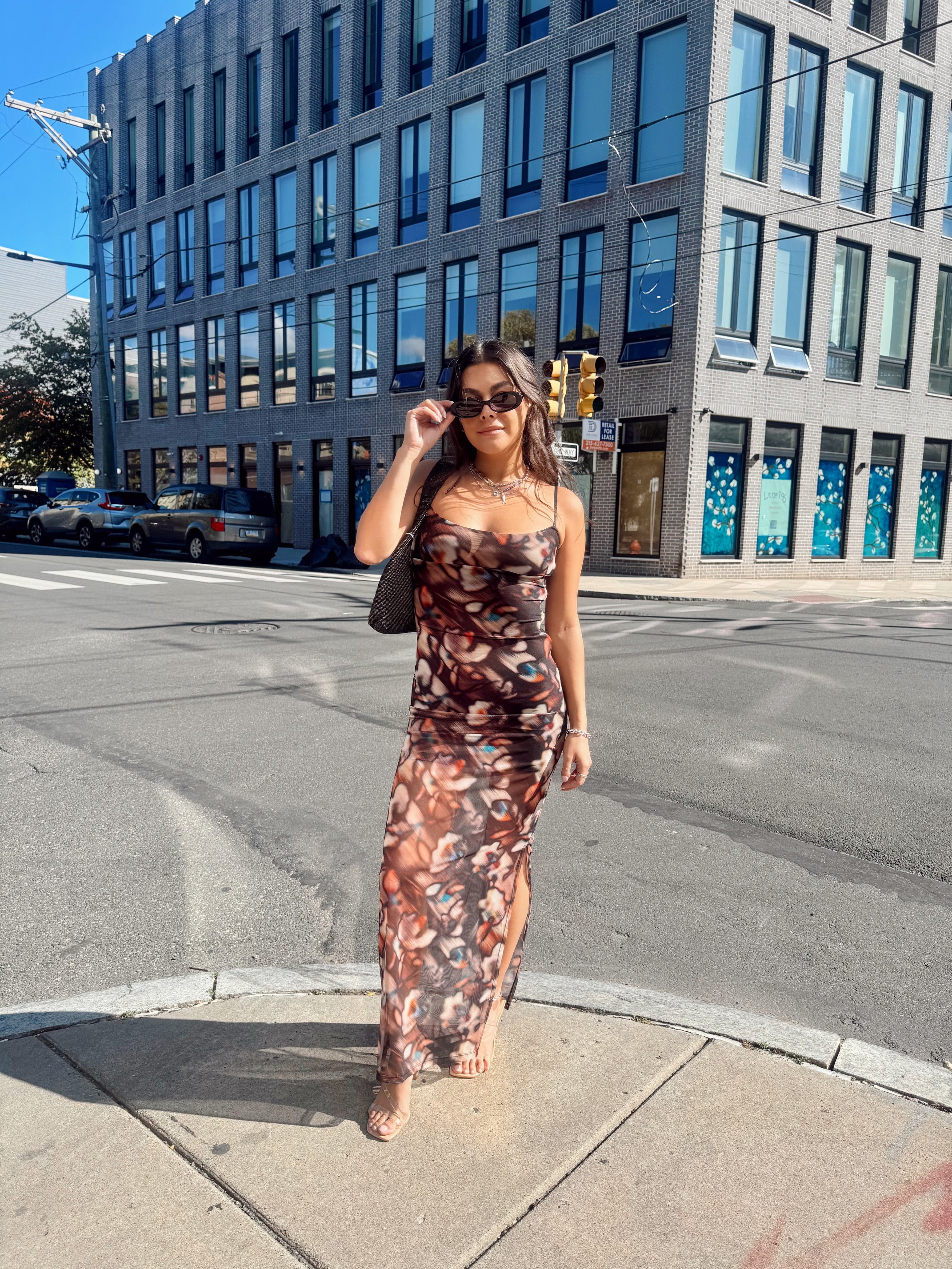 Claire Mesh Dress