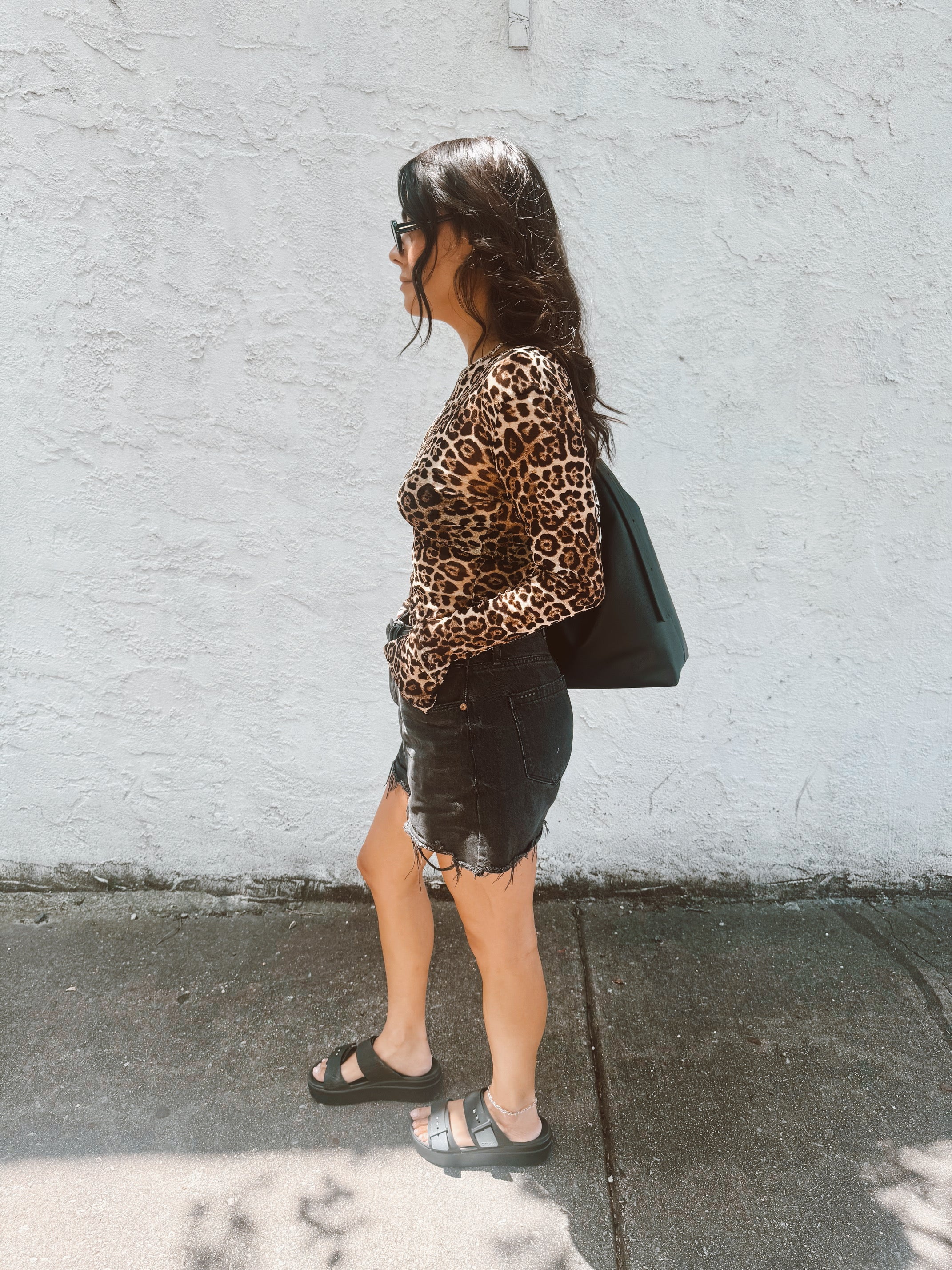 Leopard Fox Top