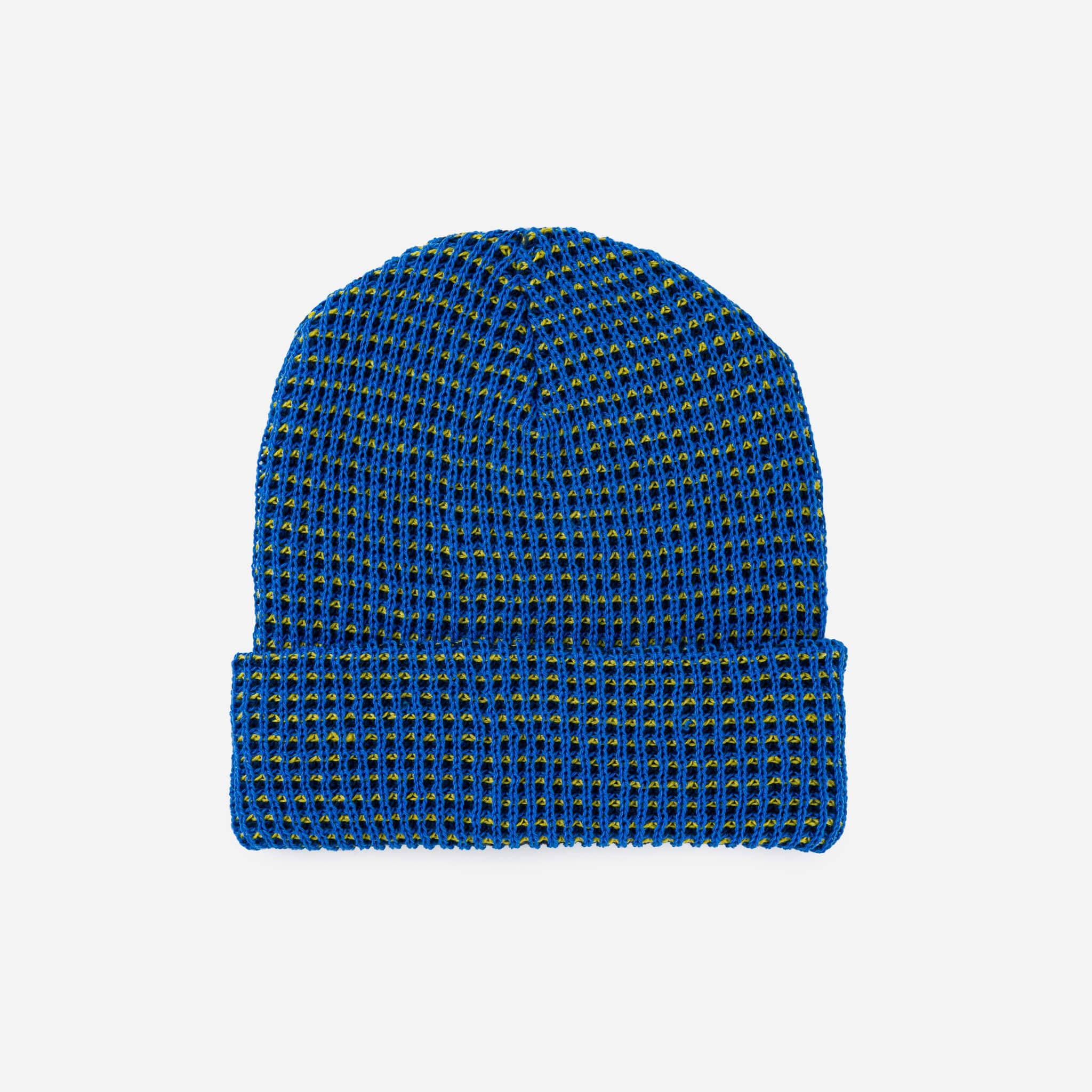 VERLOOP | knits - Simple Grid Knit Beanie - Cobalt - Downerss