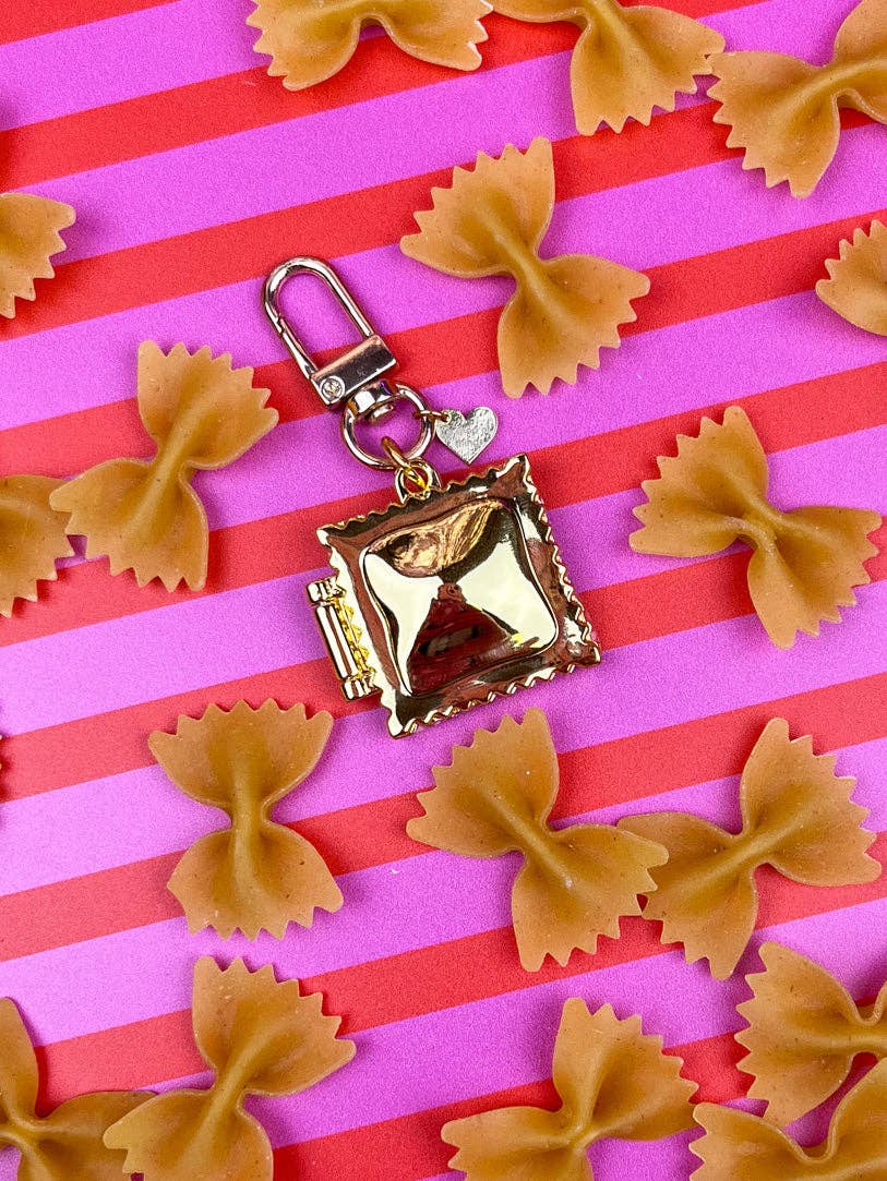 A Shop of Things - Ravioli Locket Keychain