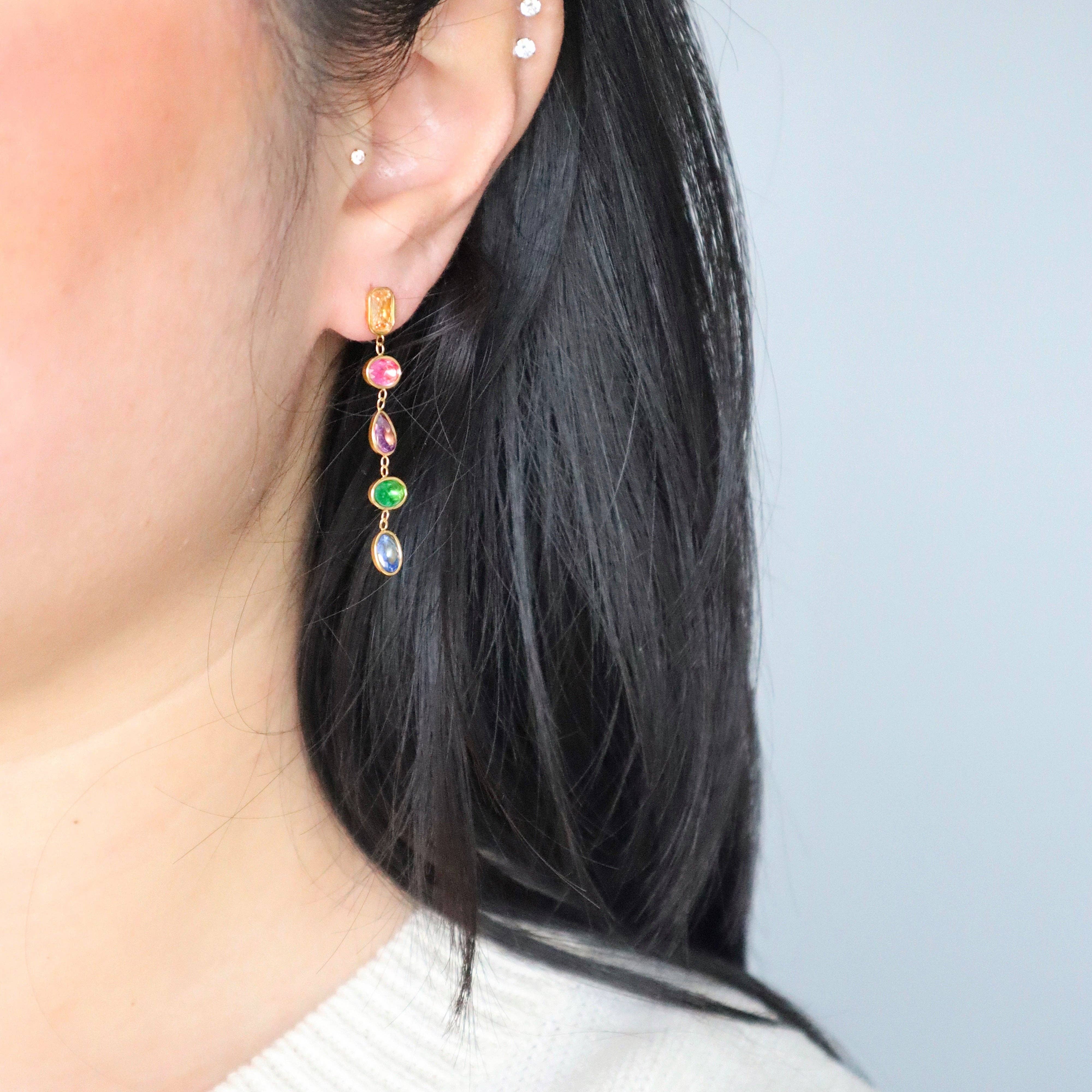 Leilani Rainbow Dangle Earrings