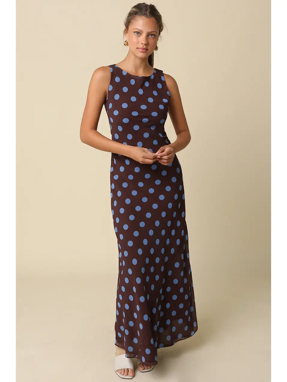 Miley Polka Dot Maxi Dress
