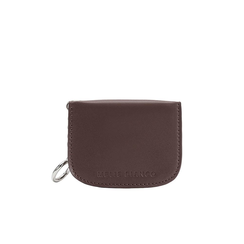 Lovell Espresso Vegan Leather Card Holder