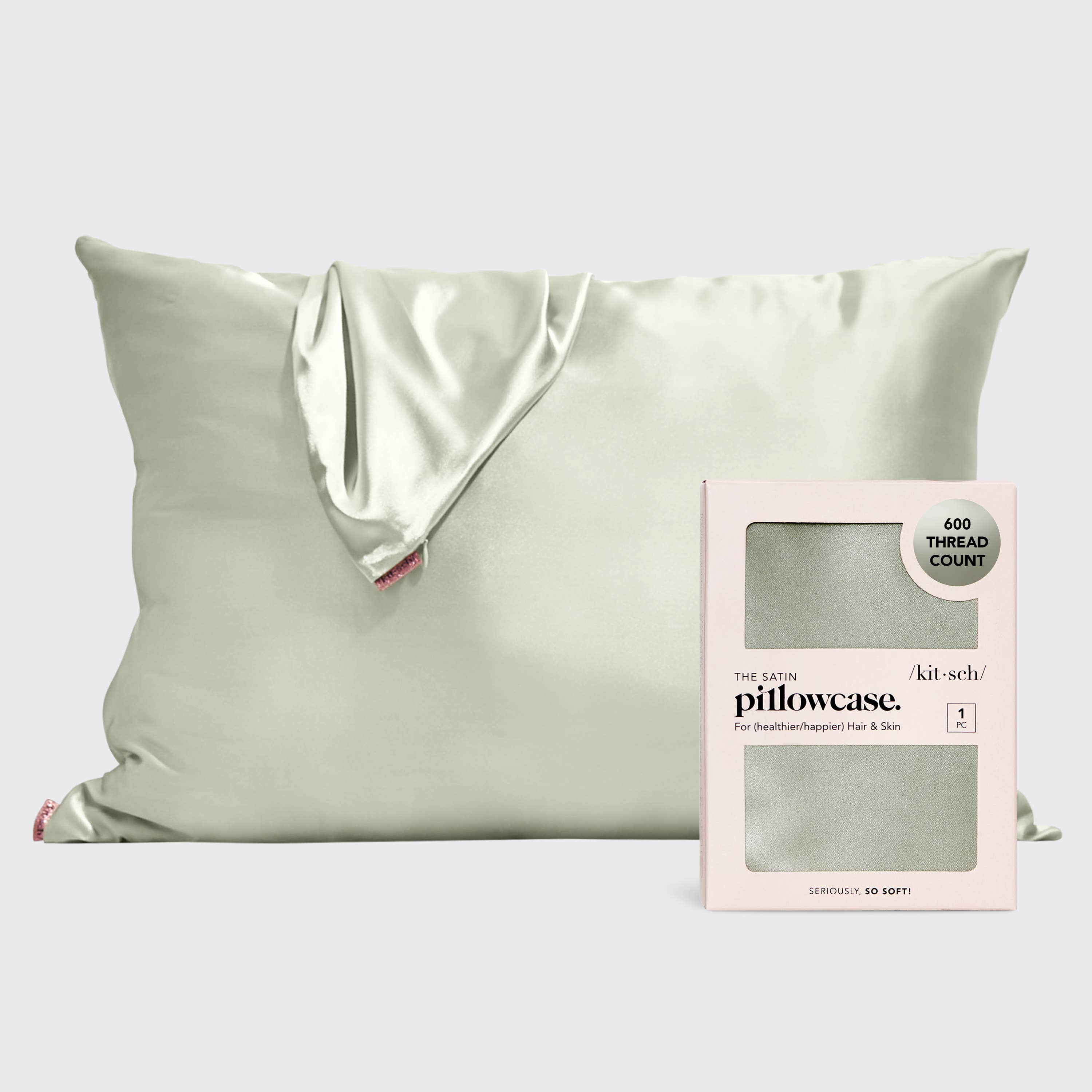 Satin Pillowcase - Sage - Downerss