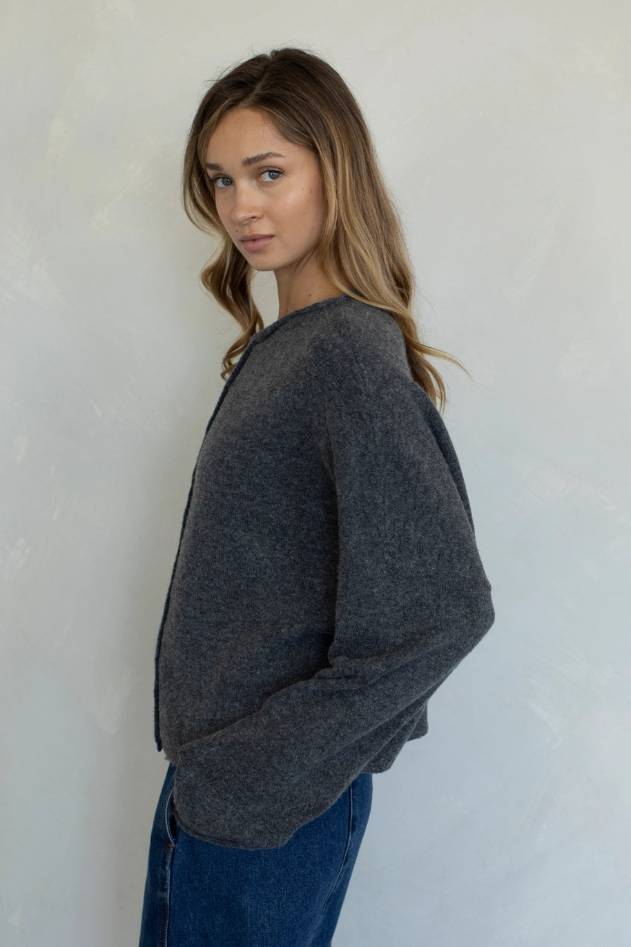 Piper Cardigan - Charcoal