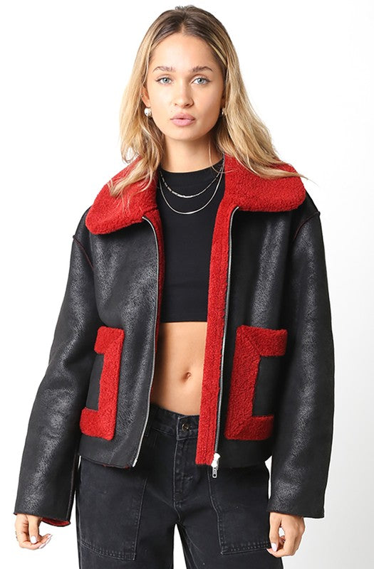 Mallory Contrast Jacket