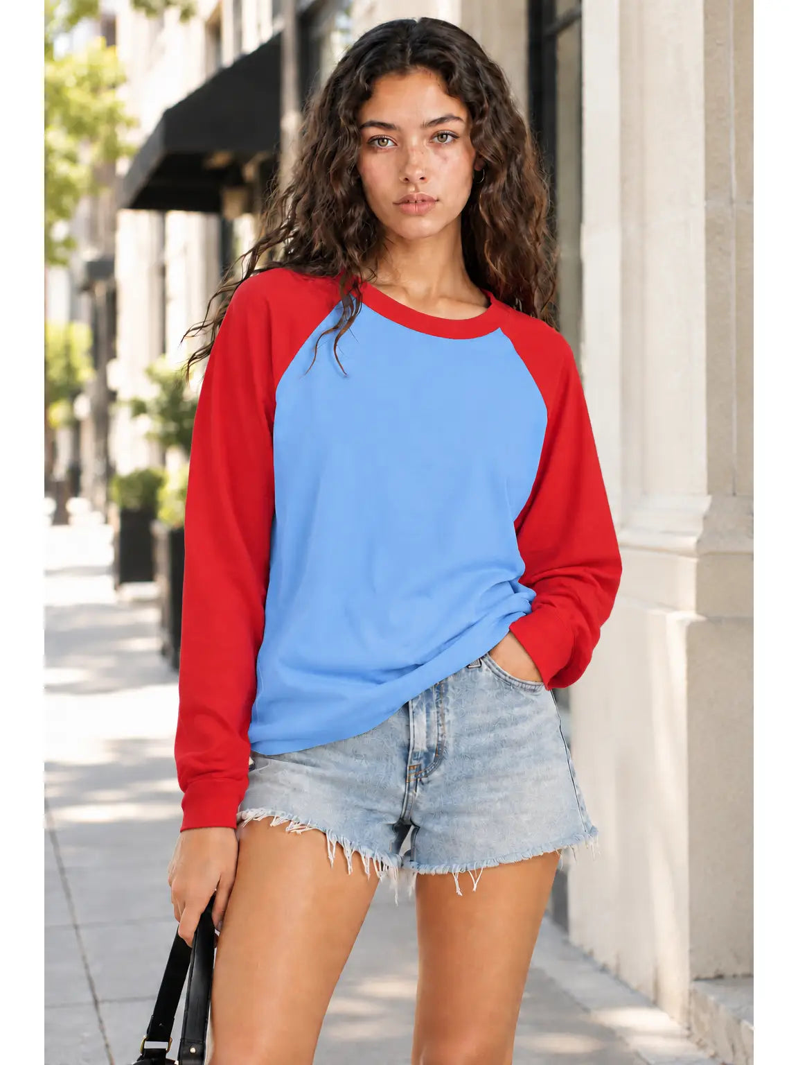 Raglan Long Sleeve Baseball Tee