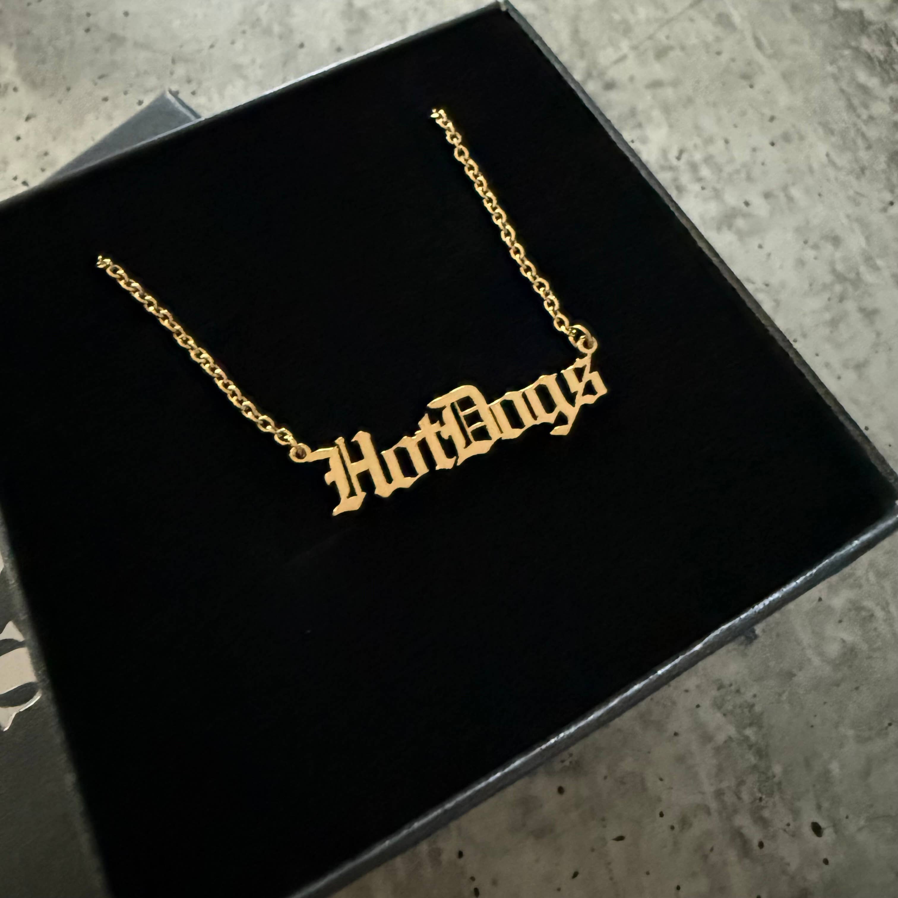 Hot Dogs Necklace