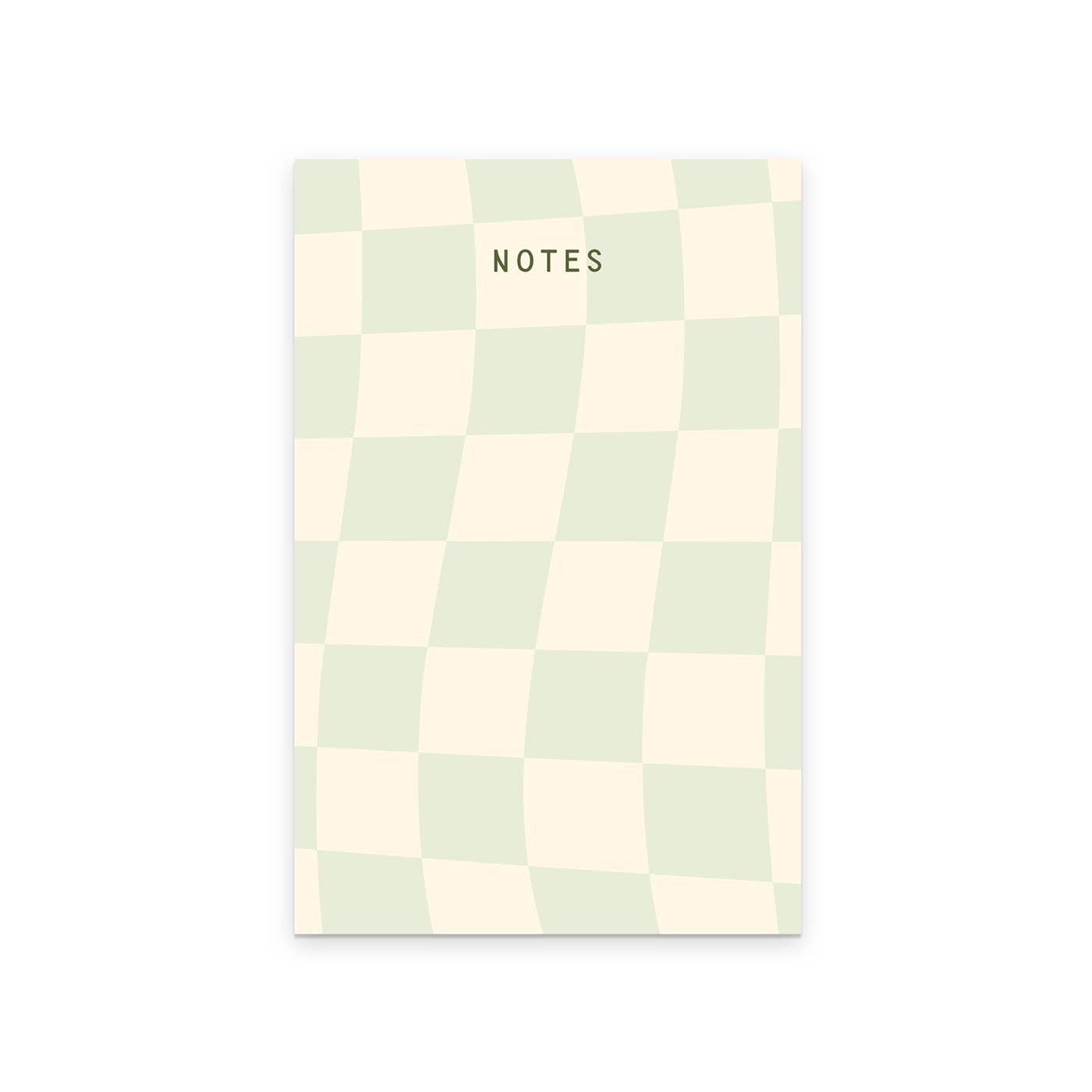 Checkerboard Notepad in Sea Glass