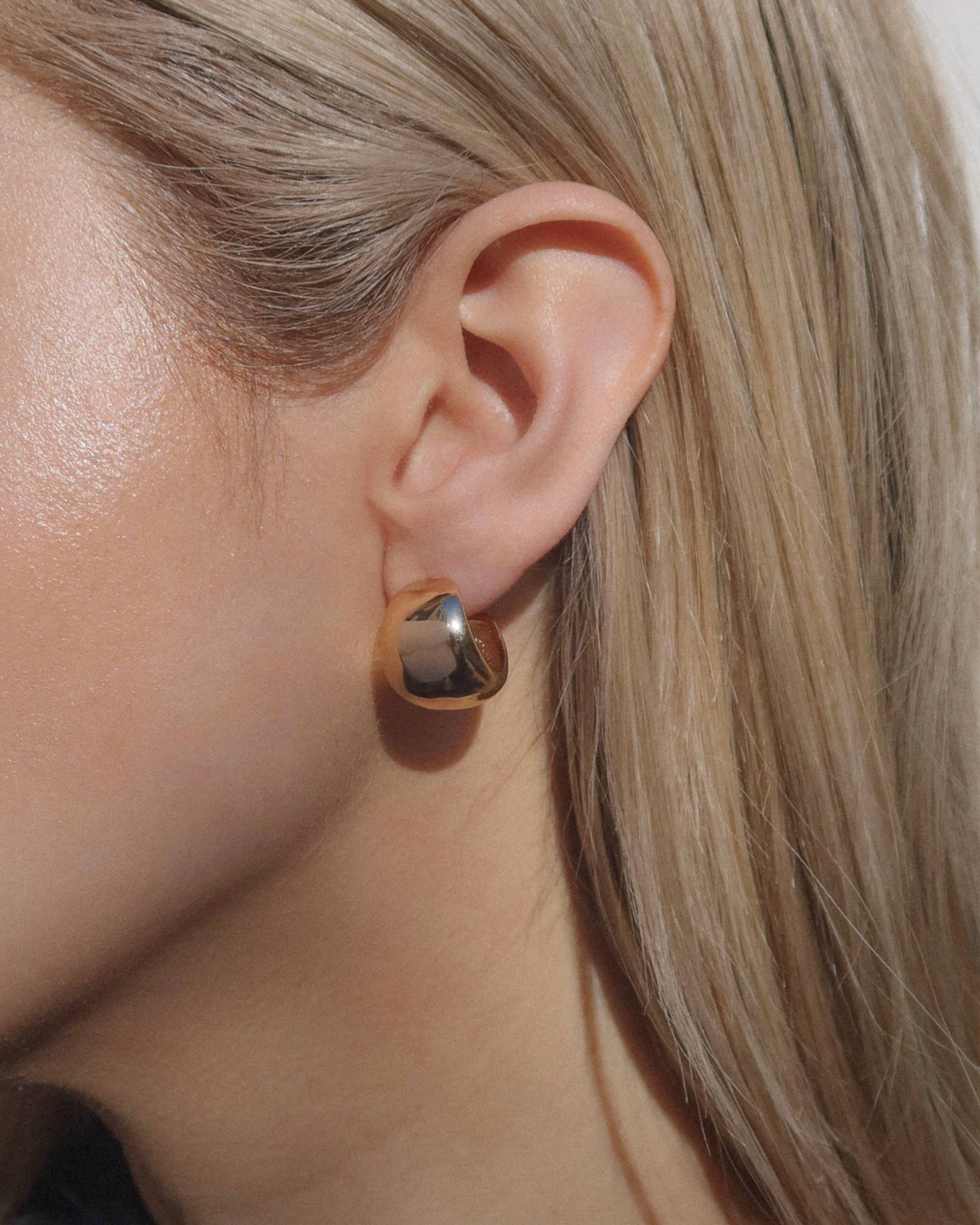 Iris Hoops - Gold