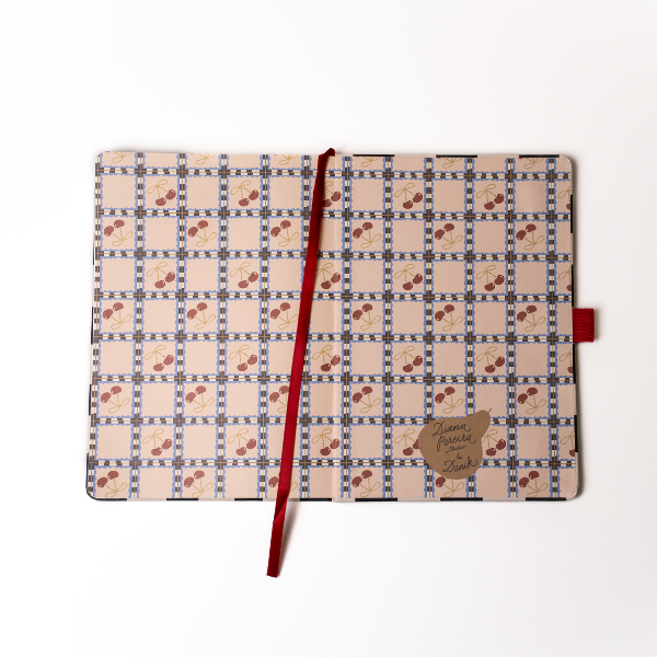 Cherry Bow Hardbound Notebook