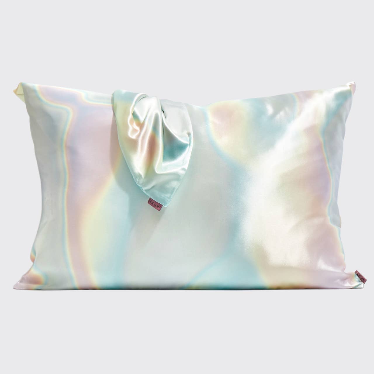 KITSCH - Holiday Satin Pillowcase and Pillow Scrunchie 2pc - Aura - Downerss
