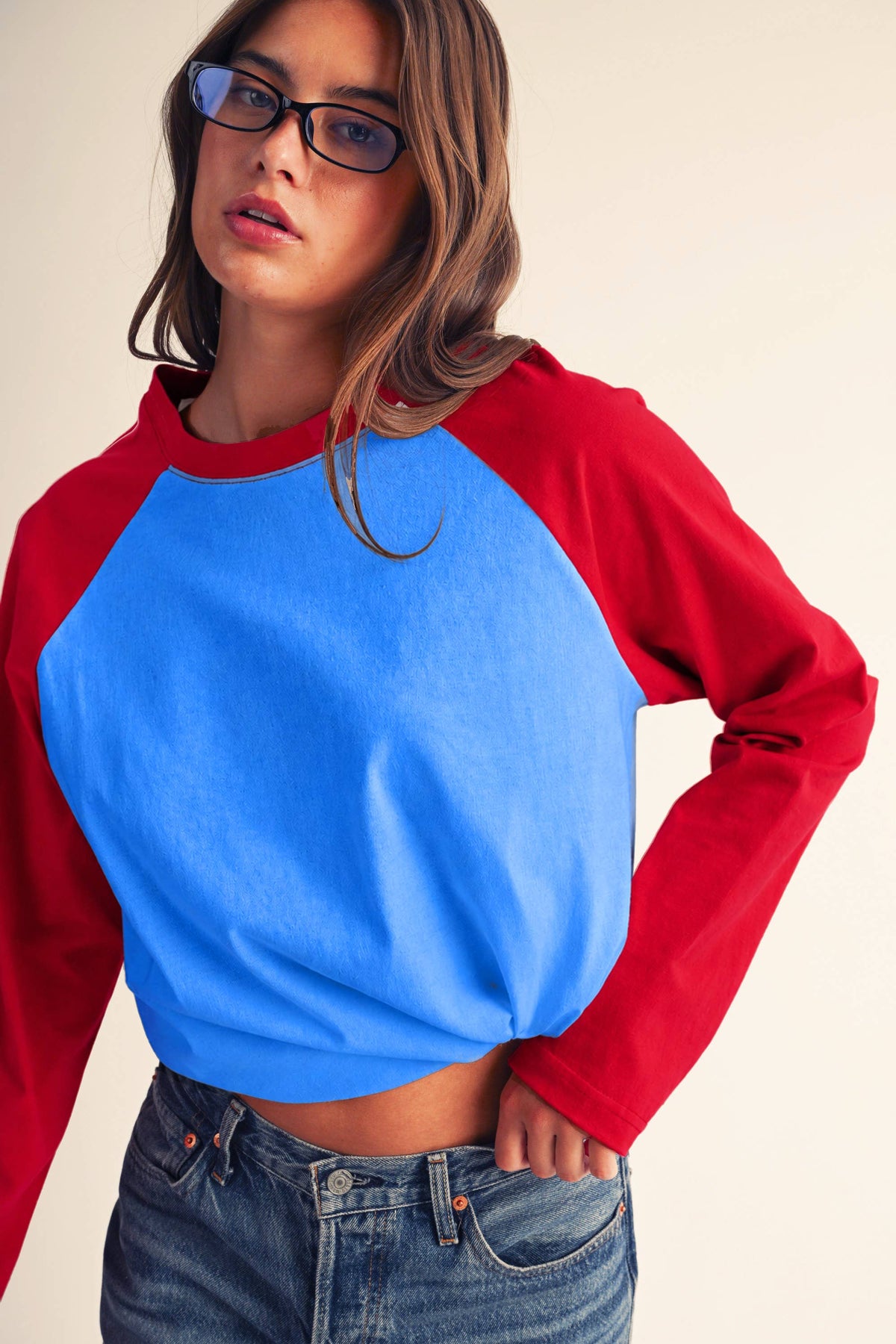 Raglan Long Sleeve Baseball Tee