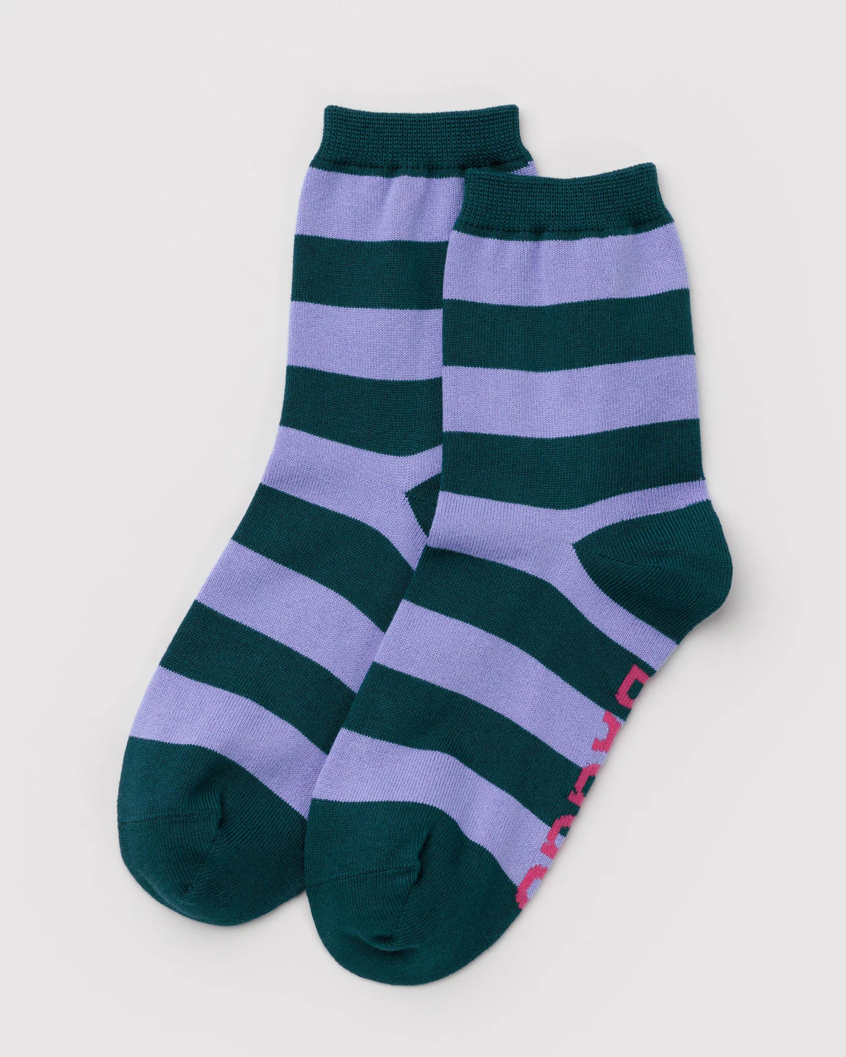 Crew Socks - Malachite Stripe