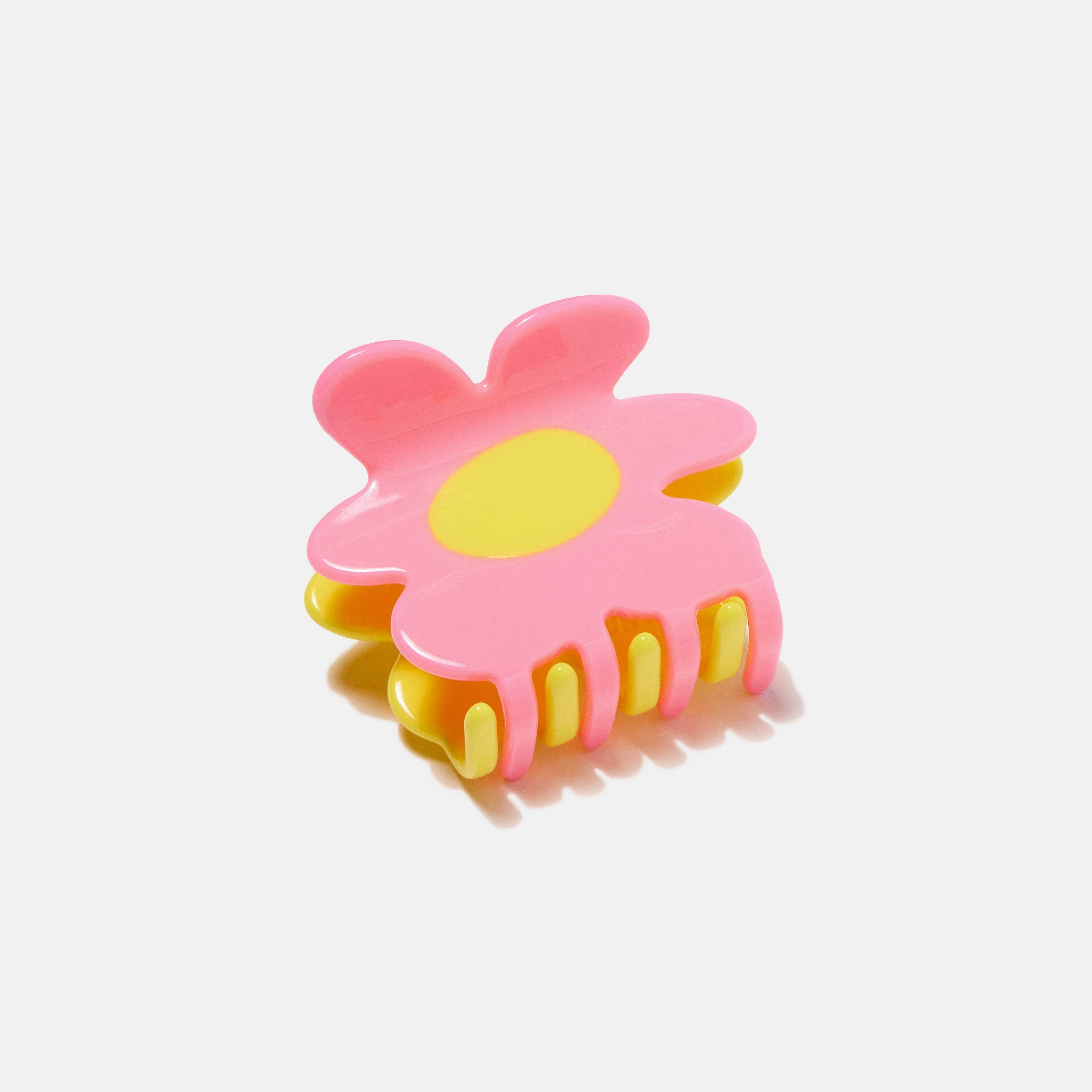 Flower Claw in Yellow + Pink - Downerss