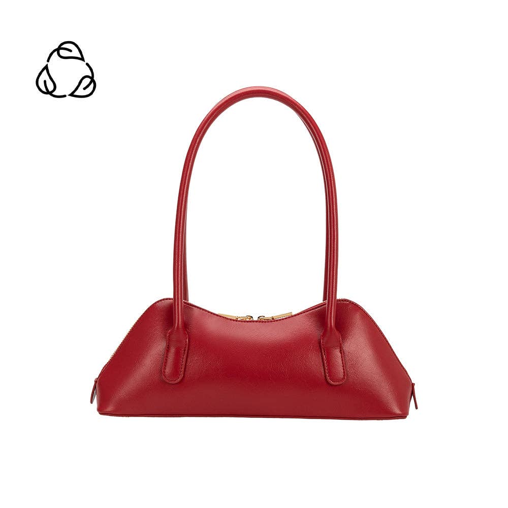 Dakota Red Recycled Vegan Shoulder Bag - Downerss