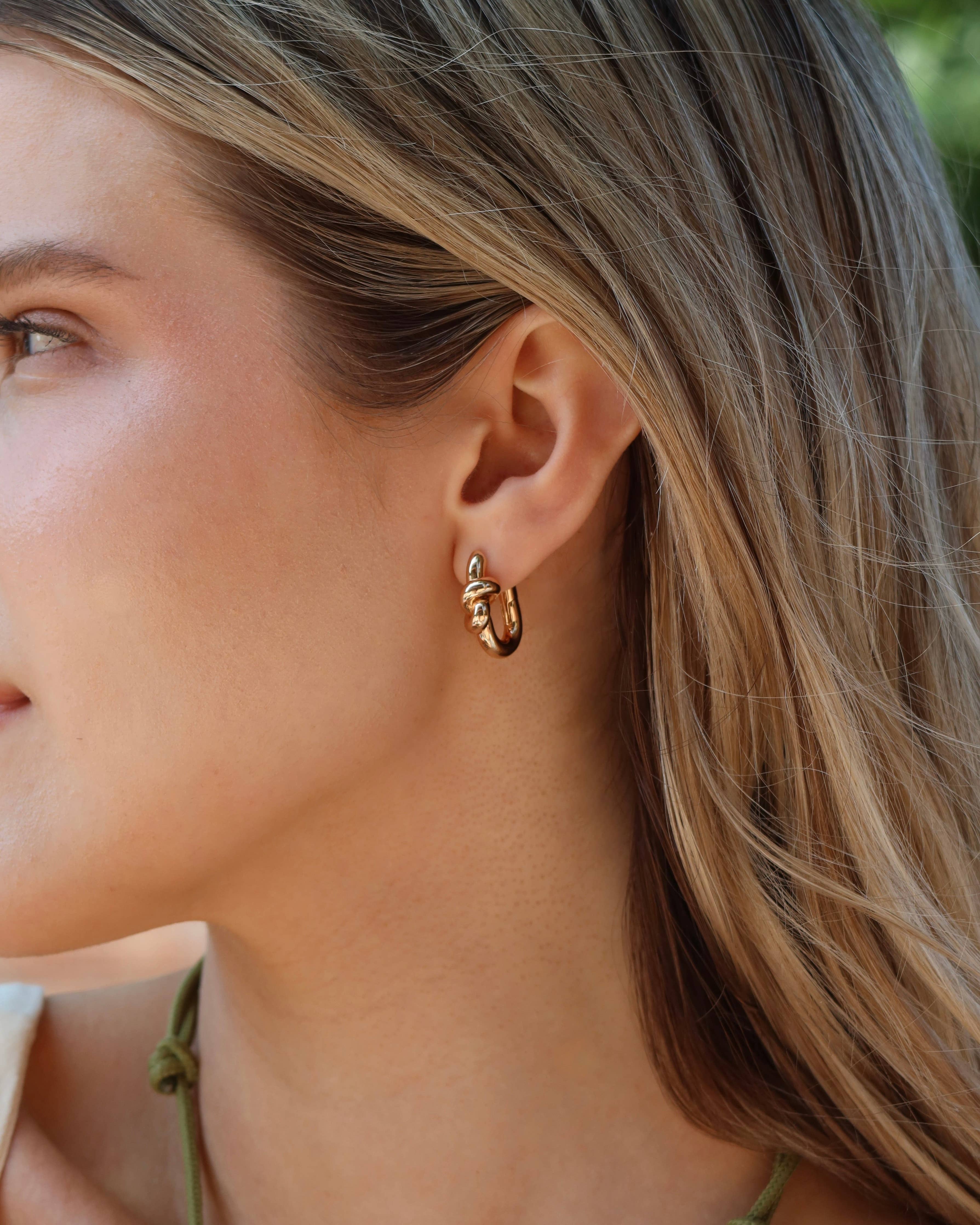 Karina Knot Hoops